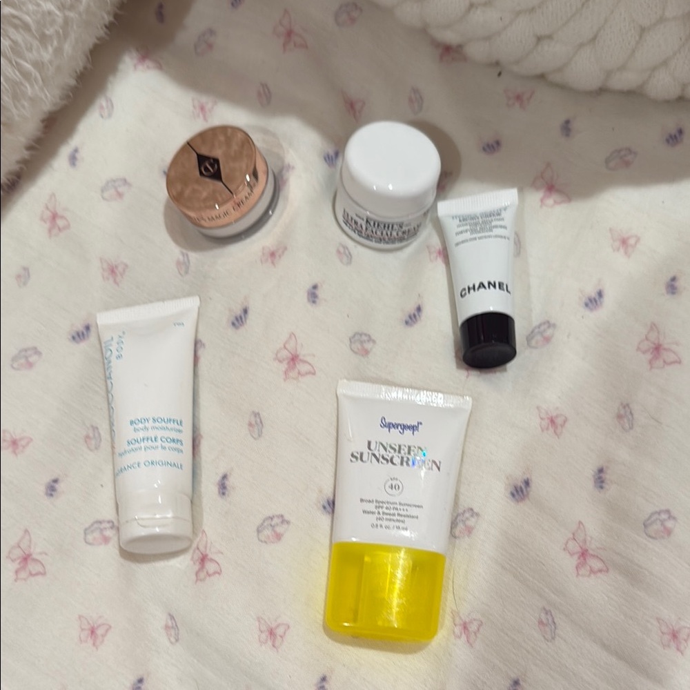 Chanel, Charlotte Tilbury, Moroccanoil, Khiels, Supergoop